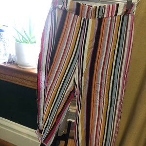 Multi-colored Flowy Calumet Pants